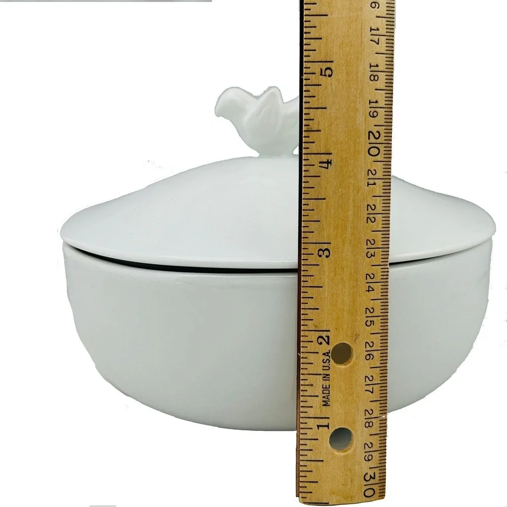 Pottery Barn Great White Dove Serving Bowl With Lid The Great White Collection